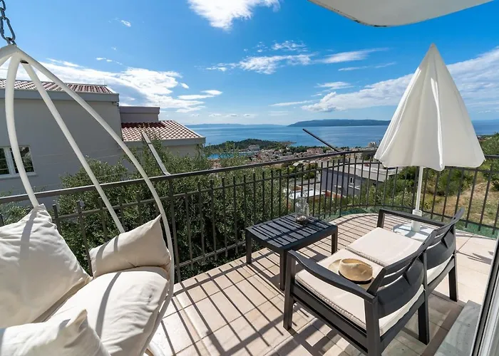 Lea 5-bedroom With Private Pool And Amazing Views Of And Sea Willa *